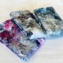 Winter Abstract Flowers Print Scarf, thumbnail 1 of 10