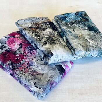 Abstract Flowers Art Print Scarf, 2 of 11