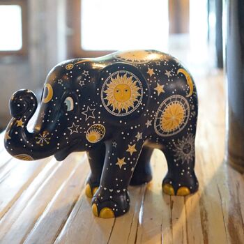 Love You To The Moon Hand Crafted Elephant 10cm, 7 of 12