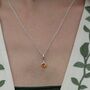 Citrine Necklace, November Birthstone, thumbnail 1 of 9