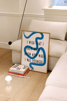 When I Was Older The Faces Music Inspired Giclée Art Print, 2 of 4