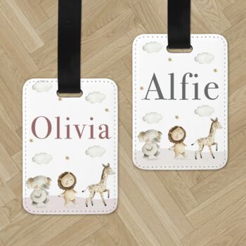 Personalised Safari Passport Cover And Luggage Tag Set, 2 of 5