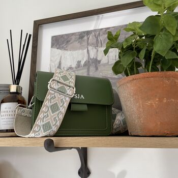 Personalised Embossed Mini Michelle Cross Body Bag, 4 of 10