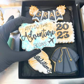 Graduation Biscuit Gift For Him Or Her, 5 of 7