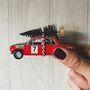 Seat 124 Sport 1600 Rally Car With Christmas Tree, thumbnail 1 of 2