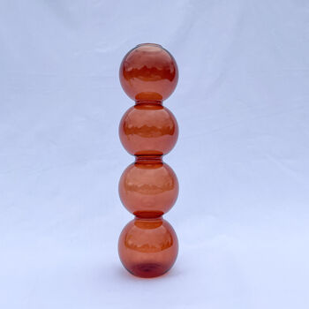Assorted Coloured Glass Bubble Vase, 5 of 8