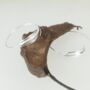Silver Leaf Hoops, thumbnail 2 of 7
