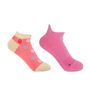 Peace Pink And Organic Sport Pink Women's Trainer Socks, thumbnail 1 of 8