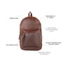 Personalised Leather Classic Backpack/Rucksack, thumbnail 4 of 12