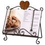 Personalised Love Heart Cookbook Stand, thumbnail 2 of 9