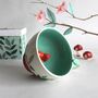 Large Porcelain Decorative Mug With Hidden Fox, thumbnail 1 of 6