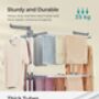 Four Tier Large Clothes Airer Foldable Drying Rack, thumbnail 8 of 12