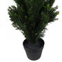 90cm Uv Protected Artificial Cedar Cypress Topiary, thumbnail 2 of 3