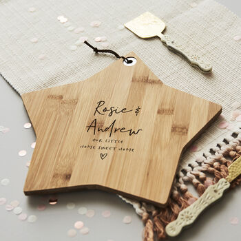 Personalised Couples Wooden Chopping/Cheese Board, 7 of 7