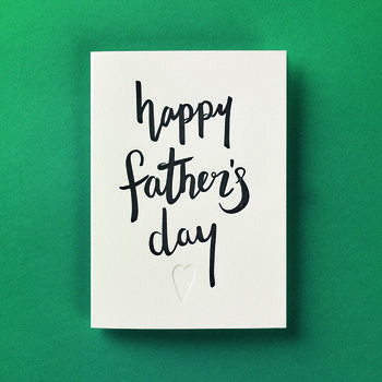 'Happy Fathers Day' Script Letterpress Card, 2 of 4