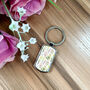 Wildflowers Keyring | Woodland Flowers Key Chain, thumbnail 3 of 5