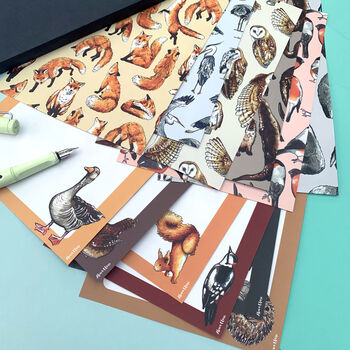 Wildlife Collective Nouns Letter Writing Set, 11 of 11