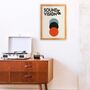 Sound And Vision Giclée Retro Abstract Art Print, thumbnail 1 of 2