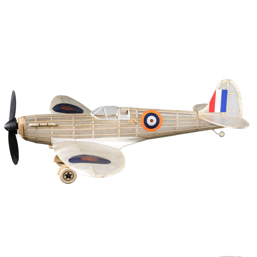 Vintage Traditional Balsa Model Aircraft Kit By Cleancut Wood