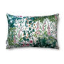 Luxury Super Soft Velvet Cushion Cottage Garden White, thumbnail 5 of 5