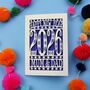 Personalised 2026 Papercut Happy New Year Card, thumbnail 8 of 8