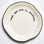 Cook For Me In Italian Statement Plate, thumbnail 1 of 2
