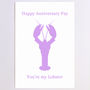 Personalised Lobster Anniversary Card, thumbnail 6 of 9