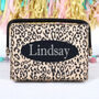Personalised Leopard Print Sewing Box, thumbnail 1 of 4