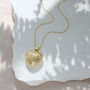 9ct Yellow Gold Puffed Heart Pendant Necklace, thumbnail 1 of 3