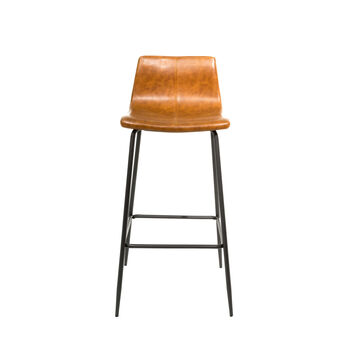 Grayson Tan Brown Set Of Two Kitchen Bar Stools, 2 of 6