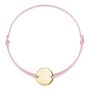 Personalised 18 K Gold Plated Pink Friendship Bracelet, thumbnail 2 of 3
