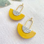 Millie Mustard Polymer Clay Earrings, thumbnail 1 of 6