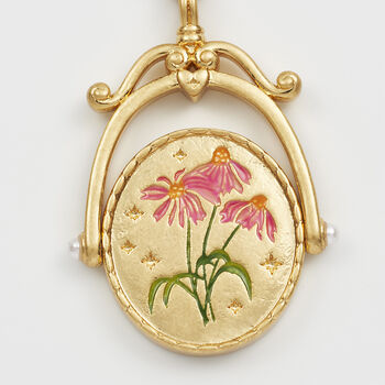 Initial Gold Spinner Necklace, 7 of 12