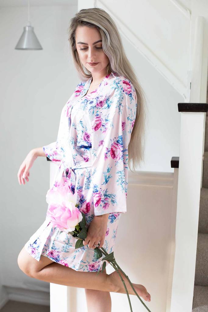 personalised white robe