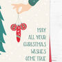 Suggestive Baubles Cheeky Christmas Card, thumbnail 2 of 2