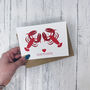 Valentines Romantic Card 'You're My Lobster', thumbnail 4 of 4