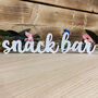 Snack Bar Sign Wedding Party Events, thumbnail 1 of 4