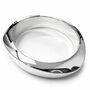 Graduated Sterling Silver Statement Bangle, thumbnail 3 of 7
