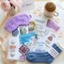 Lavender Pamper Hamper For Her Self Care Gift Box Relaxing Care Package, thumbnail 1 of 12