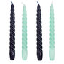 Pack Of Four Coloured Spiral Candles, thumbnail 5 of 7