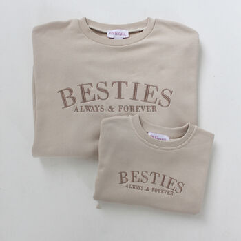 Spring Besties Ladies Matching Mini Me Sweatshirts, 3 of 10