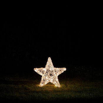 Twinkly Smart LED Outdoor Acrylic Small Christmas Star, 3 of 11