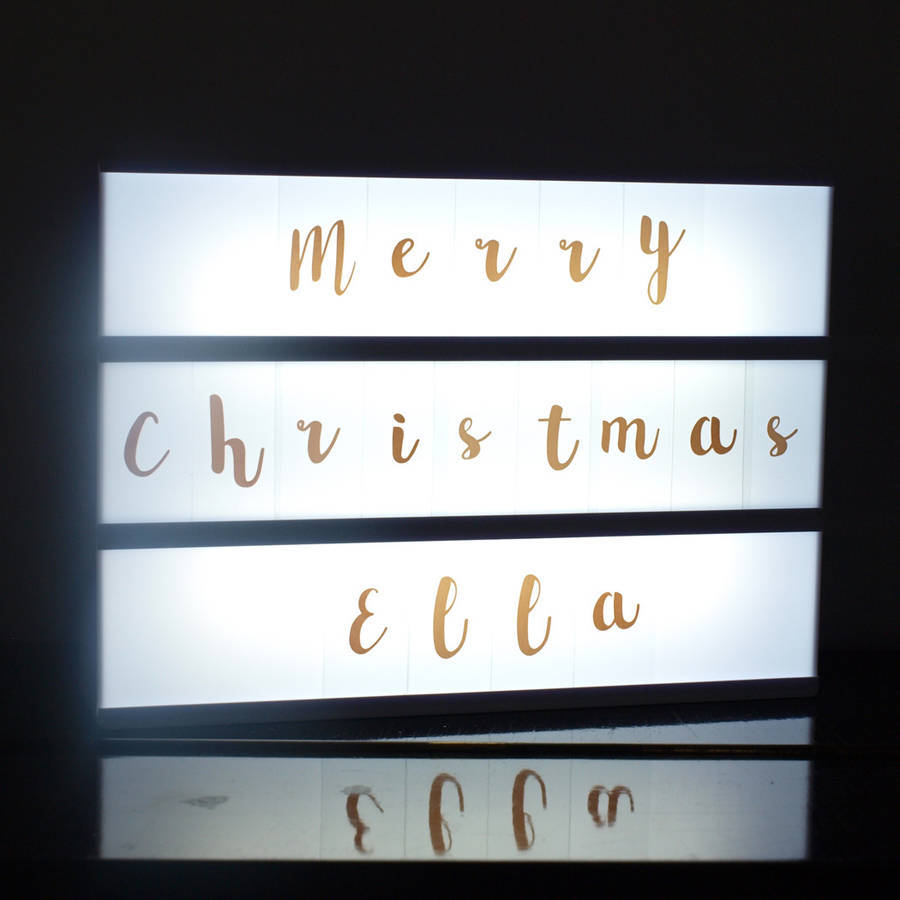 extra letter sets for lightbox by idyll home