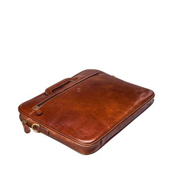 Personalised Leather Document Case. 'The Tutti', 8 of 12