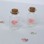 Tiny Personalised Heart Message In A Bottle, thumbnail 7 of 7