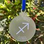 Sagittarius Zodiac Star Sign Christmas Decoration, thumbnail 1 of 5