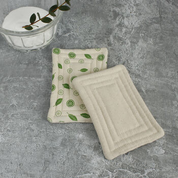 A Slice Of Green Organic Cotton Unsponges Pk Two, 2 of 11