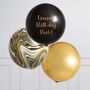 Personalised Glitz And Glam Inflated Orb Balloon Trio By Bubblegum Balloons Notonthehighstreet Com