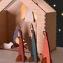 Wooden Hand Painted Christmas Crib Nativity Scene, thumbnail 4 of 8