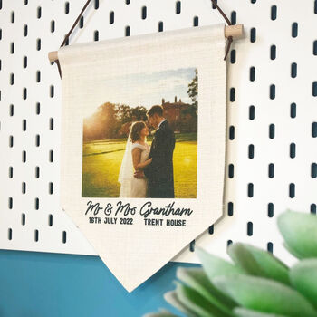 Wedding Or Anniversary Personalised Photo Gift Banner, 11 of 11